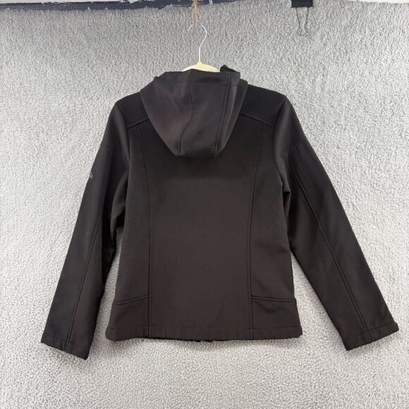 Snozu softshell hooded  jacket size small in black - Picture 2 of 9